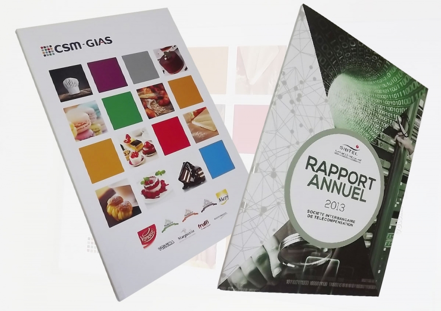 Glued square back brochures